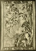 An illustration from Decorative textiles; an illustrated book on coverings for furniture, walls and floors, including damasks, brocades and velvets, tapestries, laces, embroideries, chintzes, cretones, drapery and furniture trimmings, wall papers, carpets and rugs, tooled and illuminated leathers (1918)