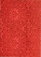 An illustration from Decorative textiles; an illustrated book on coverings for furniture, walls and floors, including damasks, brocades and velvets, tapestries, laces, embroideries, chintzes, cretones, drapery and furniture trimmings, wall papers, carpets and rugs, tooled and illuminated leathers (1918)
