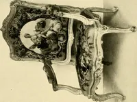 An illustration from Decorative textiles; an illustrated book on coverings for furniture, walls and floors, including damasks, brocades and velvets, tapestries, laces, embroideries, chintzes, cretones, drapery and furniture trimmings, wall papers, carpets and rugs, tooled and illuminated leathers (1918)