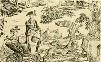An illustration from Decorative textiles; an illustrated book on coverings for furniture, walls and floors, including damasks, brocades and velvets, tapestries, laces, embroideries, chintzes, cretones, drapery and furniture trimmings, wall papers, carpets and rugs, tooled and illuminated leathers (1918)