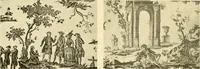 An illustration from Decorative textiles; an illustrated book on coverings for furniture, walls and floors, including damasks, brocades and velvets, tapestries, laces, embroideries, chintzes, cretones, drapery and furniture trimmings, wall papers, carpets and rugs, tooled and illuminated leathers (1918)