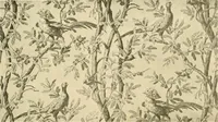 An illustration from Decorative textiles; an illustrated book on coverings for furniture, walls and floors, including damasks, brocades and velvets, tapestries, laces, embroideries, chintzes, cretones, drapery and furniture trimmings, wall papers, carpets and rugs, tooled and illuminated leathers (1918)