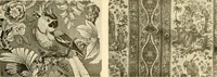 An illustration from Decorative textiles; an illustrated book on coverings for furniture, walls and floors, including damasks, brocades and velvets, tapestries, laces, embroideries, chintzes, cretones, drapery and furniture trimmings, wall papers, carpets and rugs, tooled and illuminated leathers (1918)