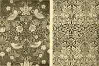 An illustration from Decorative textiles; an illustrated book on coverings for furniture, walls and floors, including damasks, brocades and velvets, tapestries, laces, embroideries, chintzes, cretones, drapery and furniture trimmings, wall papers, carpets and rugs, tooled and illuminated leathers (1918)