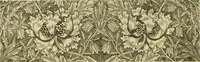 An illustration from Decorative textiles; an illustrated book on coverings for furniture, walls and floors, including damasks, brocades and velvets, tapestries, laces, embroideries, chintzes, cretones, drapery and furniture trimmings, wall papers, carpets and rugs, tooled and illuminated leathers (1918)