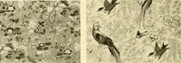 An illustration from Decorative textiles; an illustrated book on coverings for furniture, walls and floors, including damasks, brocades and velvets, tapestries, laces, embroideries, chintzes, cretones, drapery and furniture trimmings, wall papers, carpets and rugs, tooled and illuminated leathers (1918)