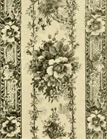 An illustration from Decorative textiles; an illustrated book on coverings for furniture, walls and floors, including damasks, brocades and velvets, tapestries, laces, embroideries, chintzes, cretones, drapery and furniture trimmings, wall papers, carpets and rugs, tooled and illuminated leathers (1918)