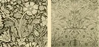 An illustration from Decorative textiles; an illustrated book on coverings for furniture, walls and floors, including damasks, brocades and velvets, tapestries, laces, embroideries, chintzes, cretones, drapery and furniture trimmings, wall papers, carpets and rugs, tooled and illuminated leathers (1918)