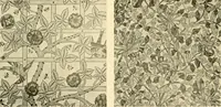 An illustration from Decorative textiles; an illustrated book on coverings for furniture, walls and floors, including damasks, brocades and velvets, tapestries, laces, embroideries, chintzes, cretones, drapery and furniture trimmings, wall papers, carpets and rugs, tooled and illuminated leathers (1918)