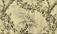 An illustration from Decorative textiles; an illustrated book on coverings for furniture, walls and floors, including damasks, brocades and velvets, tapestries, laces, embroideries, chintzes, cretones, drapery and furniture trimmings, wall papers, carpets and rugs, tooled and illuminated leathers (1918)