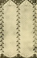 An illustration from Decorative textiles; an illustrated book on coverings for furniture, walls and floors, including damasks, brocades and velvets, tapestries, laces, embroideries, chintzes, cretones, drapery and furniture trimmings, wall papers, carpets and rugs, tooled and illuminated leathers (1918)