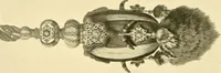 An illustration from Decorative textiles; an illustrated book on coverings for furniture, walls and floors, including damasks, brocades and velvets, tapestries, laces, embroideries, chintzes, cretones, drapery and furniture trimmings, wall papers, carpets and rugs, tooled and illuminated leathers (1918)