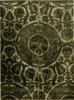 An illustration from Decorative textiles; an illustrated book on coverings for furniture, walls and floors, including damasks, brocades and velvets, tapestries, laces, embroideries, chintzes, cretones, drapery and furniture trimmings, wall papers, carpets and rugs, tooled and illuminated leathers (1918)