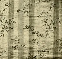 An illustration from Decorative textiles; an illustrated book on coverings for furniture, walls and floors, including damasks, brocades and velvets, tapestries, laces, embroideries, chintzes, cretones, drapery and furniture trimmings, wall papers, carpets and rugs, tooled and illuminated leathers (1918)