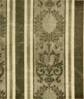 An illustration from Decorative textiles; an illustrated book on coverings for furniture, walls and floors, including damasks, brocades and velvets, tapestries, laces, embroideries, chintzes, cretones, drapery and furniture trimmings, wall papers, carpets and rugs, tooled and illuminated leathers (1918)