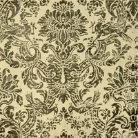 An illustration from Decorative textiles; an illustrated book on coverings for furniture, walls and floors, including damasks, brocades and velvets, tapestries, laces, embroideries, chintzes, cretones, drapery and furniture trimmings, wall papers, carpets and rugs, tooled and illuminated leathers (1918)