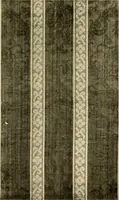 An illustration from Decorative textiles; an illustrated book on coverings for furniture, walls and floors, including damasks, brocades and velvets, tapestries, laces, embroideries, chintzes, cretones, drapery and furniture trimmings, wall papers, carpets and rugs, tooled and illuminated leathers (1918)