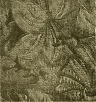 An illustration from Decorative textiles; an illustrated book on coverings for furniture, walls and floors, including damasks, brocades and velvets, tapestries, laces, embroideries, chintzes, cretones, drapery and furniture trimmings, wall papers, carpets and rugs, tooled and illuminated leathers (1918)