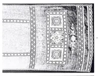 An illustration from Decorative textiles : an illustrated book on coverings for furniture, walls and floors, including damasks, brocades and velvets, tapestries, laces, embroideries, chintzes, cretonnes, drapery and furniture trimmings, wall papers, carpets and rugs, tooled and illuminated leathers (1918)