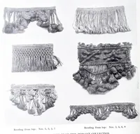 An illustration from Decorative textiles : an illustrated book on coverings for furniture, walls and floors, including damasks, brocades and velvets, tapestries, laces, embroideries, chintzes, cretonnes, drapery and furniture trimmings, wall papers, carpets and rugs, tooled and illuminated leathers (1918)