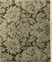 Picture 108 of 482 from Decorative textiles; an illustrated book on coverings for furniture, walls and floors, including damasks, brocades and velvets, tapestries, laces, embroideries, chintzes, cretonnes, drapery and furniture trimmings, wall papers, carpets and rugs, tooled and illuminated leathers (1918), leaf 103