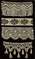 An illustration from Decorative textiles; an illustrated book on coverings for furniture, walls and floors, including damasks, brocades and velvets, tapestries, laces, embroideries, chintzes, cretonnes, drapery and furniture trimmings, wall papers, carpets and rugs, tooled and illuminated leathers (1918)