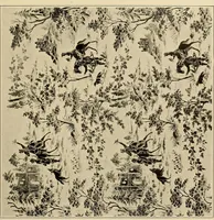 Picture 144 of 482 from Decorative textiles; an illustrated book on coverings for furniture, walls and floors, including damasks, brocades and velvets, tapestries, laces, embroideries, chintzes, cretonnes, drapery and furniture trimmings, wall papers, carpets and rugs, tooled and illuminated leathers (1918), leaf 130