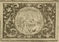 Picture 154 of 482 from Decorative textiles; an illustrated book on coverings for furniture, walls and floors, including damasks, brocades and velvets, tapestries, laces, embroideries, chintzes, cretonnes, drapery and furniture trimmings, wall papers, carpets and rugs, tooled and illuminated leathers (1918), leaf 138