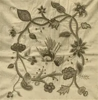 Picture 160 of 482 from Decorative textiles; an illustrated book on coverings for furniture, walls and floors, including damasks, brocades and velvets, tapestries, laces, embroideries, chintzes, cretonnes, drapery and furniture trimmings, wall papers, carpets and rugs, tooled and illuminated leathers (1918), leaf 141