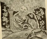 Picture 170 of 482 from Decorative textiles; an illustrated book on coverings for furniture, walls and floors, including damasks, brocades and velvets, tapestries, laces, embroideries, chintzes, cretonnes, drapery and furniture trimmings, wall papers, carpets and rugs, tooled and illuminated leathers (1918), leaf 146
