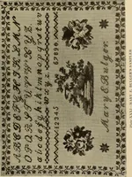 Picture 190 of 482 from Decorative textiles; an illustrated book on coverings for furniture, walls and floors, including damasks, brocades and velvets, tapestries, laces, embroideries, chintzes, cretonnes, drapery and furniture trimmings, wall papers, carpets and rugs, tooled and illuminated leathers (1918), leaf 158