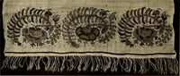 Picture 192 of 482 from Decorative textiles; an illustrated book on coverings for furniture, walls and floors, including damasks, brocades and velvets, tapestries, laces, embroideries, chintzes, cretonnes, drapery and furniture trimmings, wall papers, carpets and rugs, tooled and illuminated leathers (1918), leaf 159