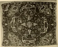 Picture 193 of 482 from Decorative textiles; an illustrated book on coverings for furniture, walls and floors, including damasks, brocades and velvets, tapestries, laces, embroideries, chintzes, cretonnes, drapery and furniture trimmings, wall papers, carpets and rugs, tooled and illuminated leathers (1918), leaf 161