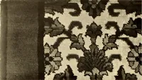 Picture 215 of 482 from Decorative textiles; an illustrated book on coverings for furniture, walls and floors, including damasks, brocades and velvets, tapestries, laces, embroideries, chintzes, cretonnes, drapery and furniture trimmings, wall papers, carpets and rugs, tooled and illuminated leathers (1918), leaf 191