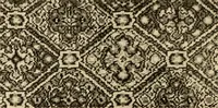 An illustration from Decorative textiles; an illustrated book on coverings for furniture, walls and floors, including damasks, brocades and velvets, tapestries, laces, embroideries, chintzes, cretonnes, drapery and furniture trimmings, wall papers, carpets and rugs, tooled and illuminated leathers (1918)