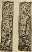 Picture 291 of 482 from Decorative textiles; an illustrated book on coverings for furniture, walls and floors, including damasks, brocades and velvets, tapestries, laces, embroideries, chintzes, cretonnes, drapery and furniture trimmings, wall papers, carpets and rugs, tooled and illuminated leathers (1918), leaf 270