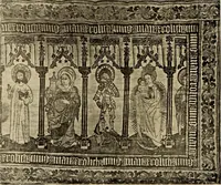 Picture 353 of 482 from Decorative textiles; an illustrated book on coverings for furniture, walls and floors, including damasks, brocades and velvets, tapestries, laces, embroideries, chintzes, cretonnes, drapery and furniture trimmings, wall papers, carpets and rugs, tooled and illuminated leathers (1918), leaf 353