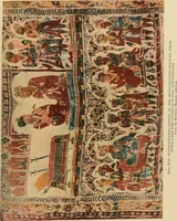 Picture 361 of 482 from Decorative textiles; an illustrated book on coverings for furniture, walls and floors, including damasks, brocades and velvets, tapestries, laces, embroideries, chintzes, cretonnes, drapery and furniture trimmings, wall papers, carpets and rugs, tooled and illuminated leathers (1918), leaf 360