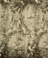 Picture 374 of 482 from Decorative textiles; an illustrated book on coverings for furniture, walls and floors, including damasks, brocades and velvets, tapestries, laces, embroideries, chintzes, cretonnes, drapery and furniture trimmings, wall papers, carpets and rugs, tooled and illuminated leathers (1918), leaf 372