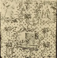 Picture 375 of 482 from Decorative textiles; an illustrated book on coverings for furniture, walls and floors, including damasks, brocades and velvets, tapestries, laces, embroideries, chintzes, cretonnes, drapery and furniture trimmings, wall papers, carpets and rugs, tooled and illuminated leathers (1918), leaf 373