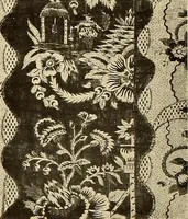Picture 377 of 482 from Decorative textiles; an illustrated book on coverings for furniture, walls and floors, including damasks, brocades and velvets, tapestries, laces, embroideries, chintzes, cretonnes, drapery and furniture trimmings, wall papers, carpets and rugs, tooled and illuminated leathers (1918), leaf 375