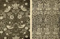Picture 383 of 482 from Decorative textiles; an illustrated book on coverings for furniture, walls and floors, including damasks, brocades and velvets, tapestries, laces, embroideries, chintzes, cretonnes, drapery and furniture trimmings, wall papers, carpets and rugs, tooled and illuminated leathers (1918), leaf 377