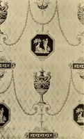 Picture 407 of 482 from Decorative textiles; an illustrated book on coverings for furniture, walls and floors, including damasks, brocades and velvets, tapestries, laces, embroideries, chintzes, cretonnes, drapery and furniture trimmings, wall papers, carpets and rugs, tooled and illuminated leathers (1918), leaf 397