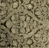 Picture 427 of 482 from Decorative textiles; an illustrated book on coverings for furniture, walls and floors, including damasks, brocades and velvets, tapestries, laces, embroideries, chintzes, cretonnes, drapery and furniture trimmings, wall papers, carpets and rugs, tooled and illuminated leathers (1918), leaf 416