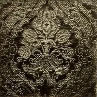 Picture 433 of 482 from Decorative textiles; an illustrated book on coverings for furniture, walls and floors, including damasks, brocades and velvets, tapestries, laces, embroideries, chintzes, cretonnes, drapery and furniture trimmings, wall papers, carpets and rugs, tooled and illuminated leathers (1918), leaf 417