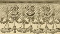 Picture 458 of 482 from Decorative textiles; an illustrated book on coverings for furniture, walls and floors, including damasks, brocades and velvets, tapestries, laces, embroideries, chintzes, cretonnes, drapery and furniture trimmings, wall papers, carpets and rugs, tooled and illuminated leathers (1918), leaf 437