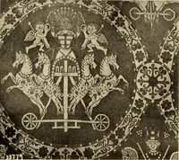 Picture 21 of 482 from Decorative textiles; an illustrated book on coverings for furniture, walls and floors, including damasks, brocades and velvets, tapestries, laces, embroideries, chintzes, cretonnes, drapery and furniture trimmings, wall papers, carpets and rugs, tooled and illuminated leathers (1918), leaf 47