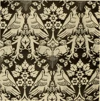 Picture 34 of 482 from Decorative textiles; an illustrated book on coverings for furniture, walls and floors, including damasks, brocades and velvets, tapestries, laces, embroideries, chintzes, cretonnes, drapery and furniture trimmings, wall papers, carpets and rugs, tooled and illuminated leathers (1918), leaf 61