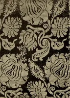 Picture 41 of 482 from Decorative textiles; an illustrated book on coverings for furniture, walls and floors, including damasks, brocades and velvets, tapestries, laces, embroideries, chintzes, cretonnes, drapery and furniture trimmings, wall papers, carpets and rugs, tooled and illuminated leathers (1918), leaf 69