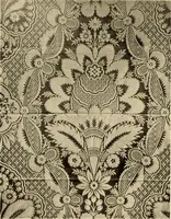 Picture 43 of 482 from Decorative textiles; an illustrated book on coverings for furniture, walls and floors, including damasks, brocades and velvets, tapestries, laces, embroideries, chintzes, cretonnes, drapery and furniture trimmings, wall papers, carpets and rugs, tooled and illuminated leathers (1918), leaf 69